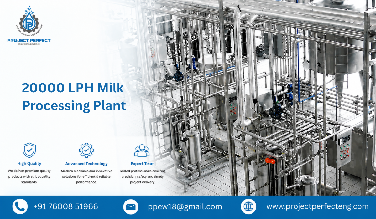 20000 LPH Milk Processing Plant