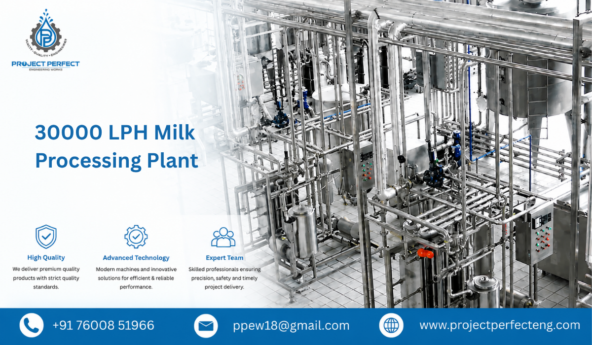 30000 LPH Milk Processing Plant