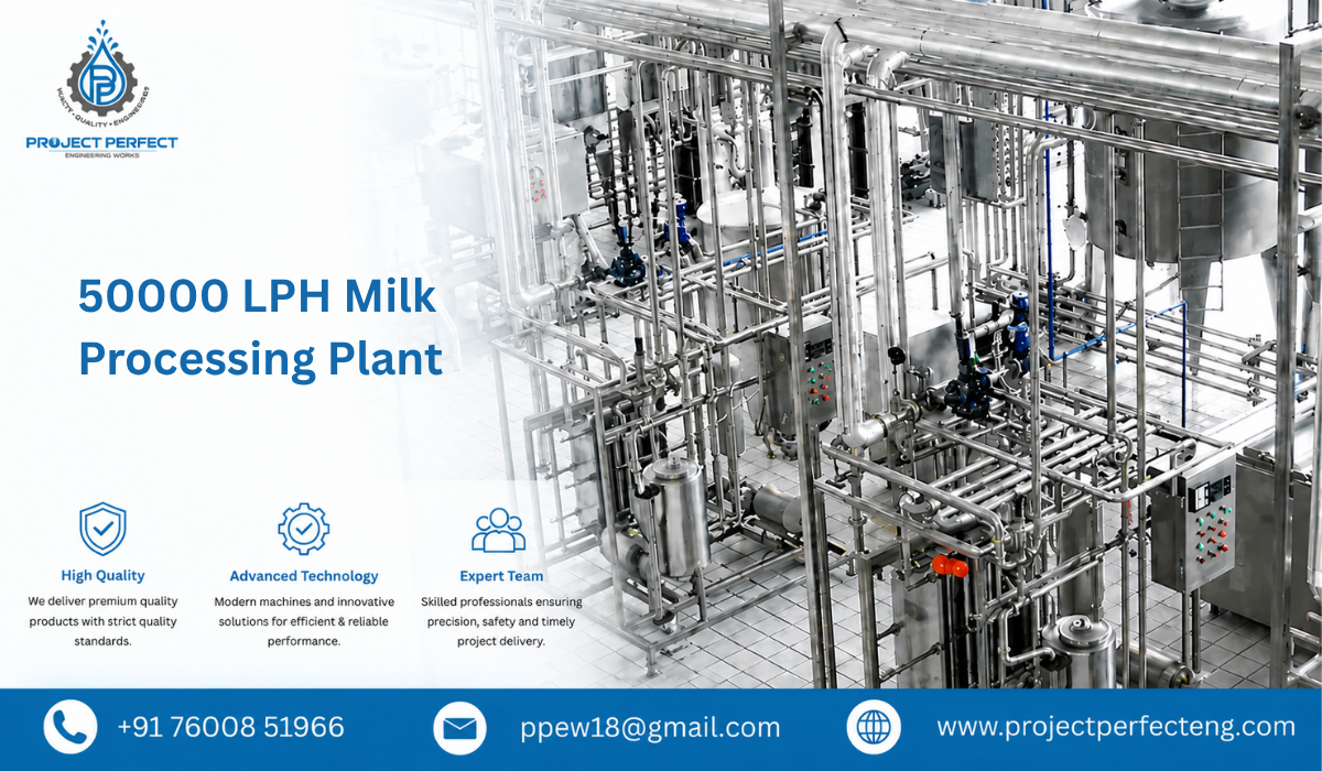 50000 LPH Milk Processing Plant