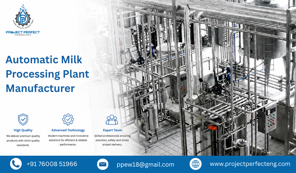 Automatic Milk Processing Plant Manufacturer