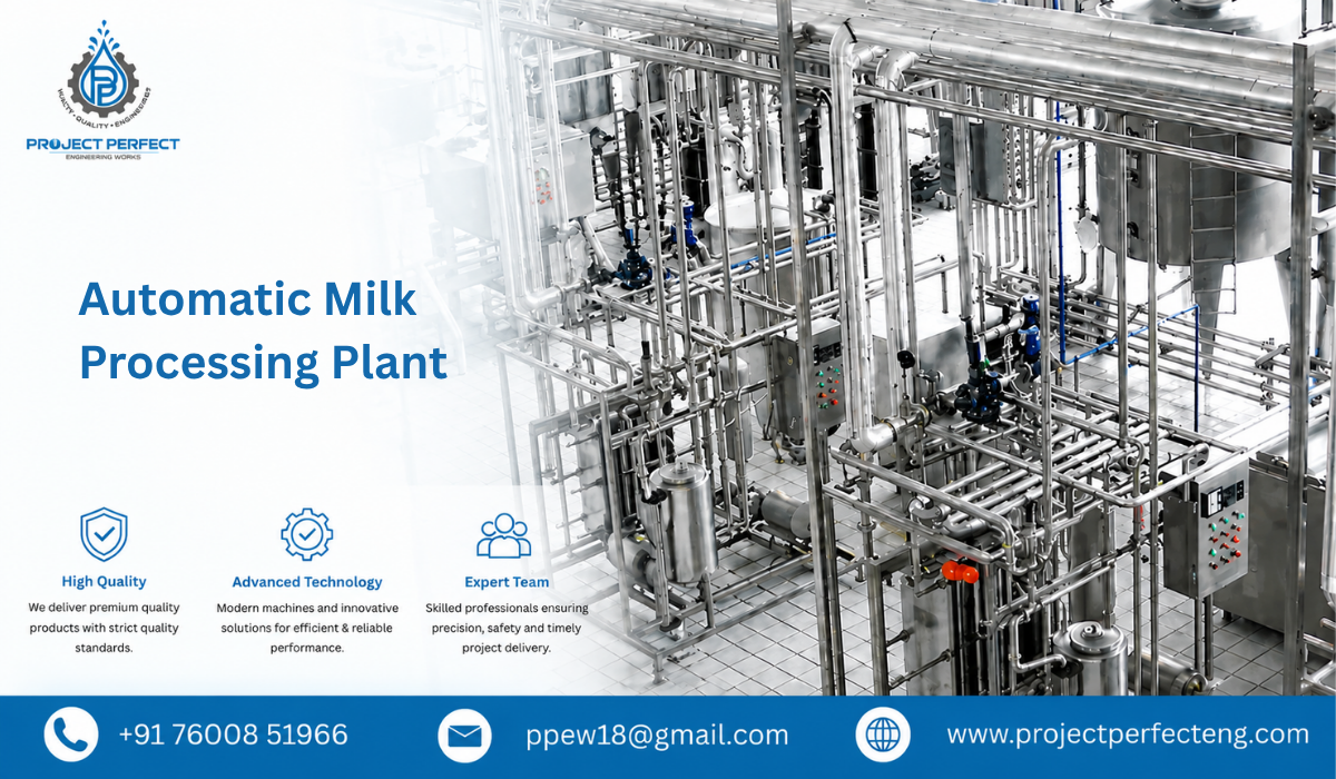 Automatic Milk Processing Plant