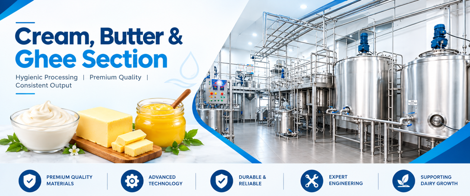 Cream, Butter & Ghee Section