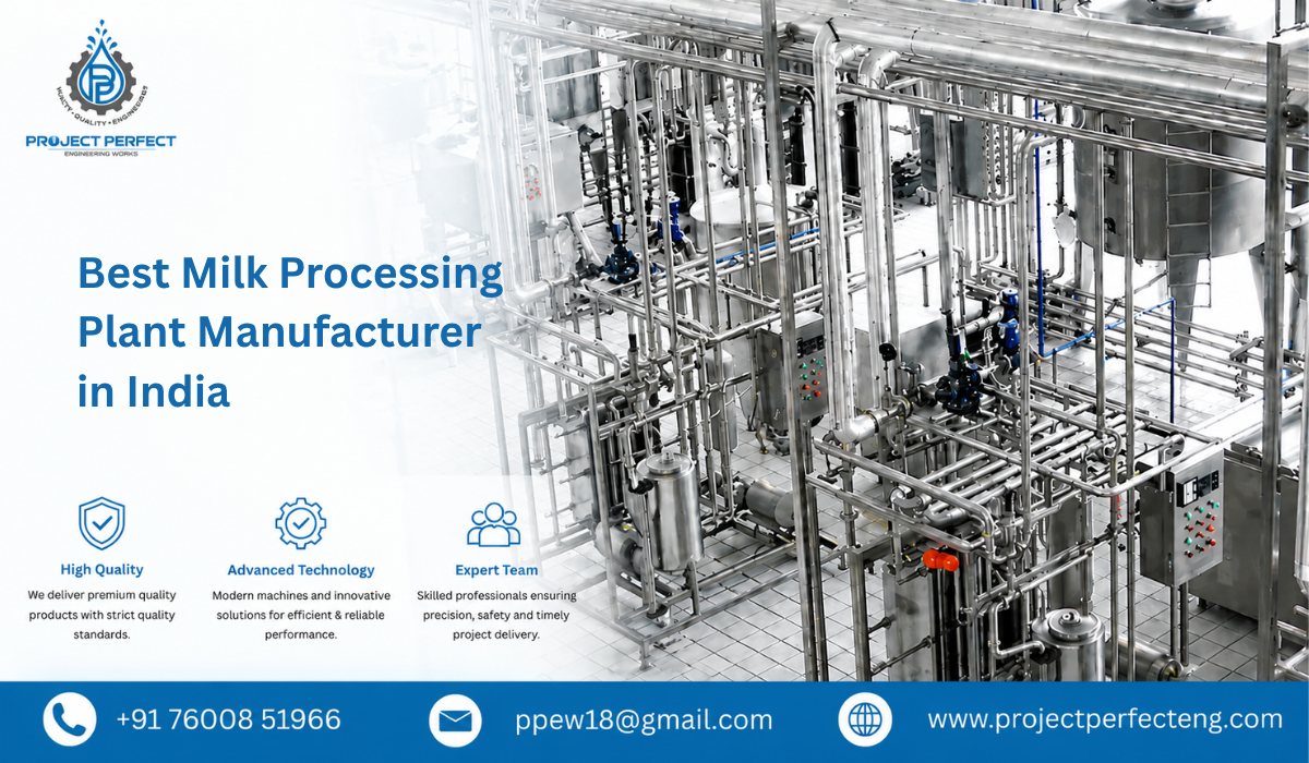 Best Milk Processing Plant Manufacturer in India