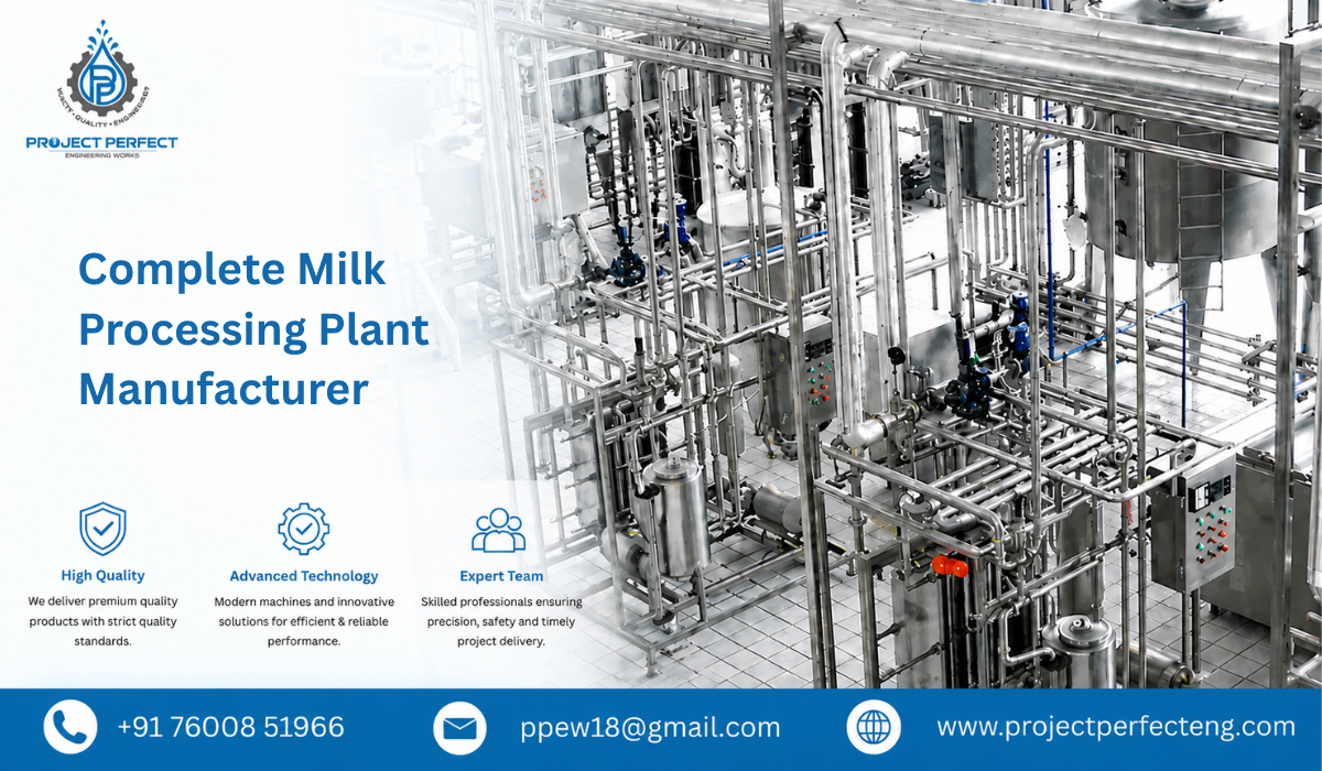 Complete Milk Processing Plant Manufacturer