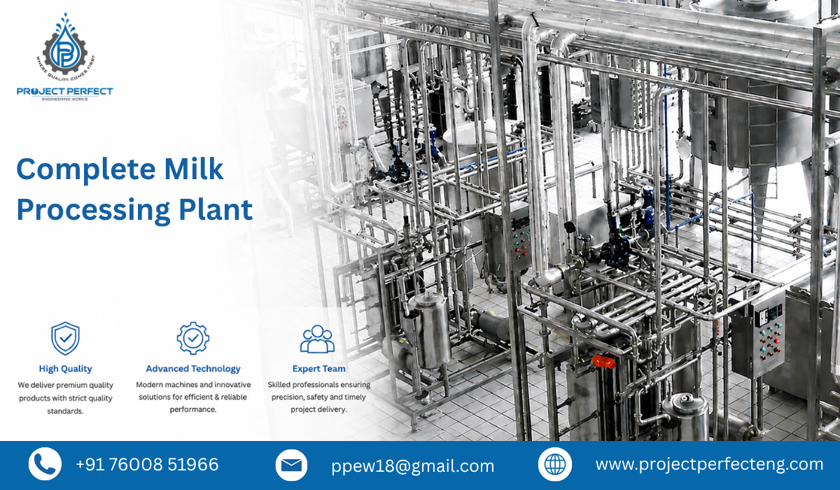 Complete Milk Processing Plant