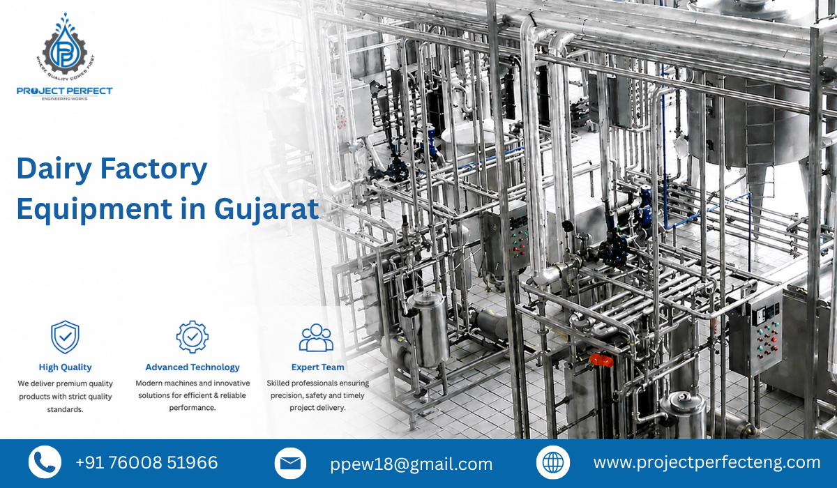Dairy Factory Equipment In Gujarat