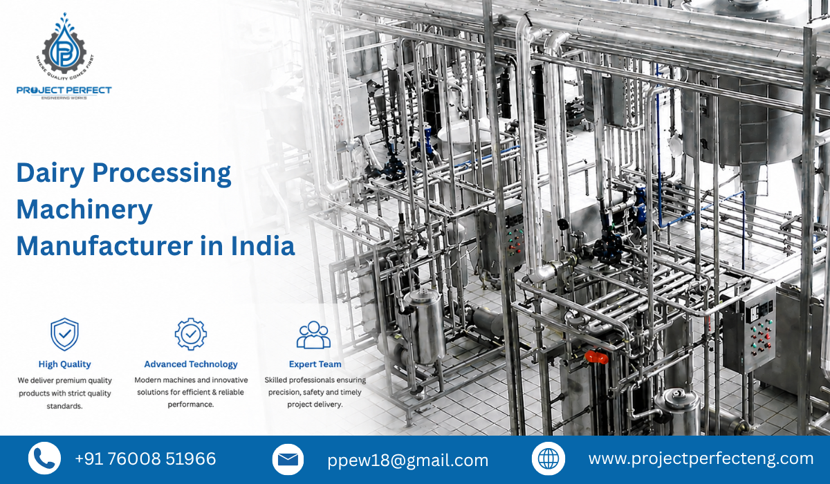 Dairy Processing Machinery Manufacturer in India