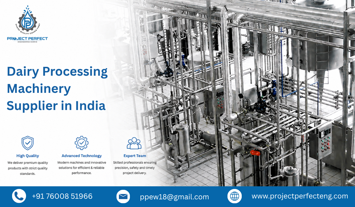 Dairy Processing Machinery Supplier in India
