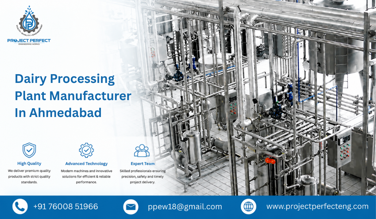 Dairy Processing Plant Manufacturer In Ahmedabad
