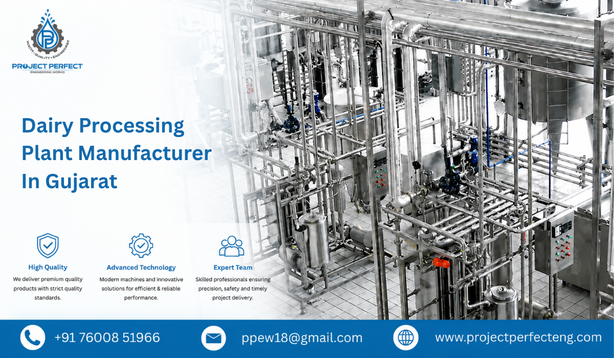 Dairy Processing Plant Manufacturer In Gujarat
