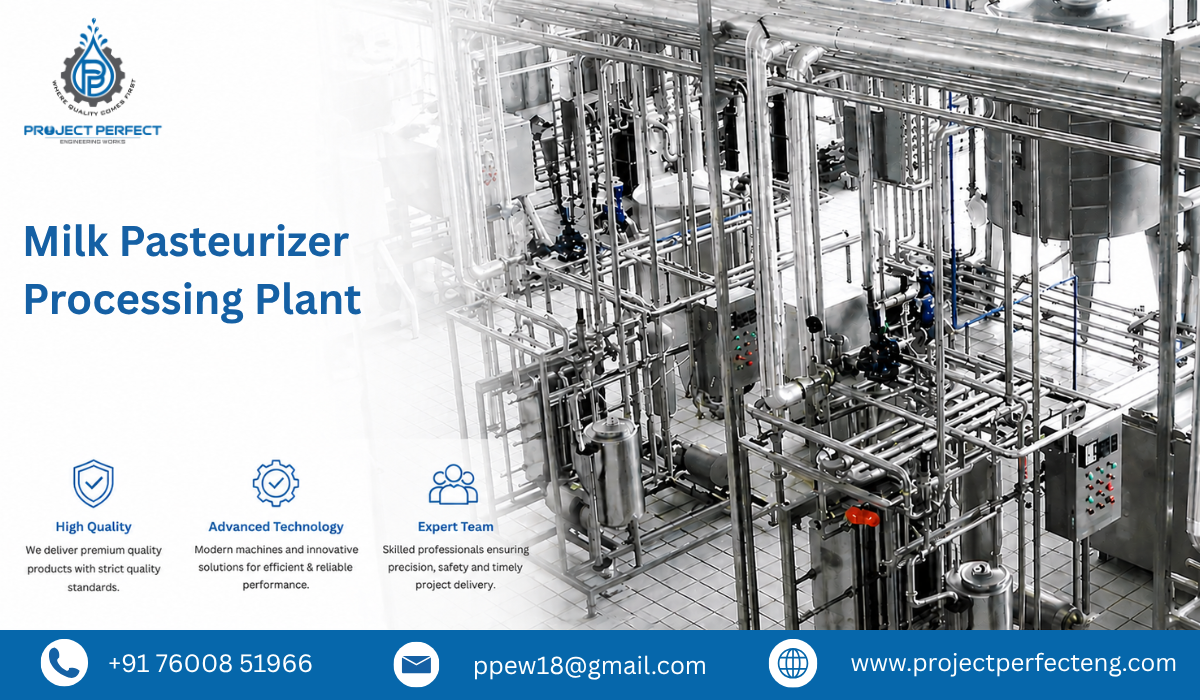 Milk Pasteurizer Processing Plant