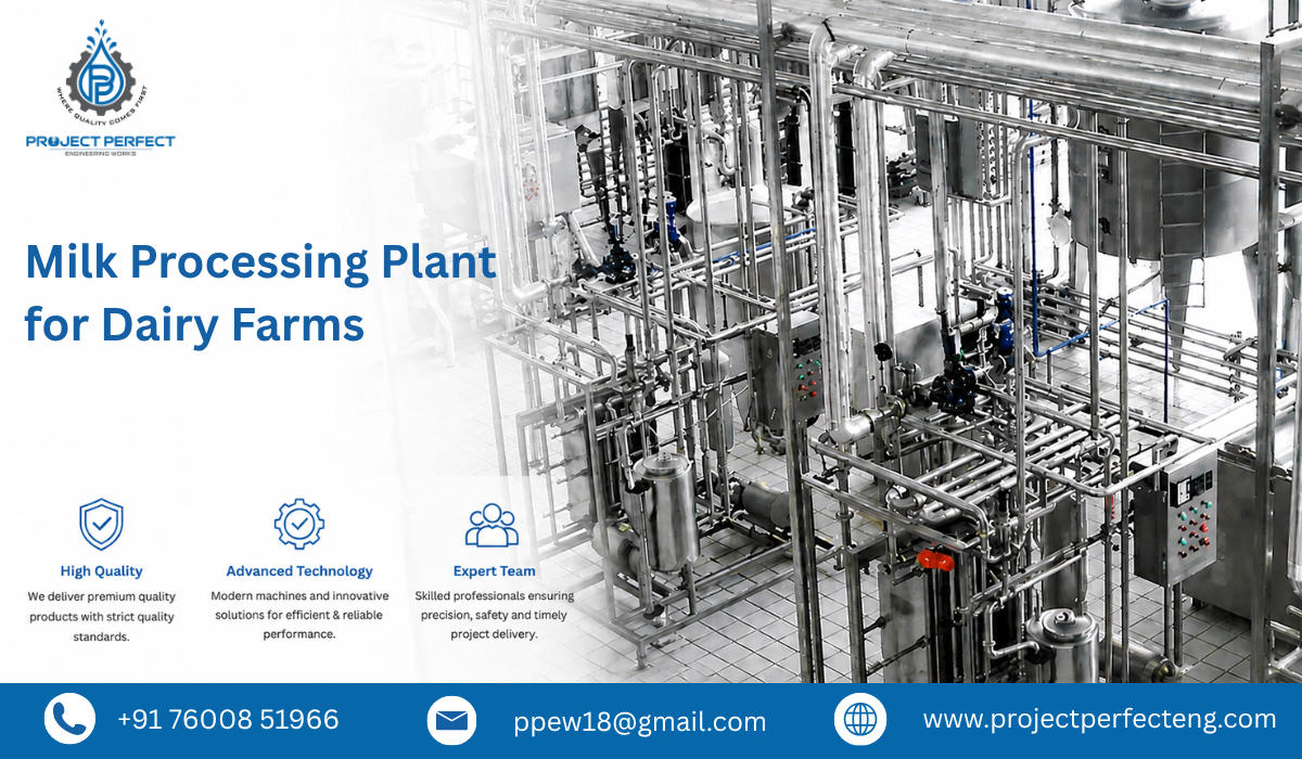 Milk Processing Plant for Dairy Farms