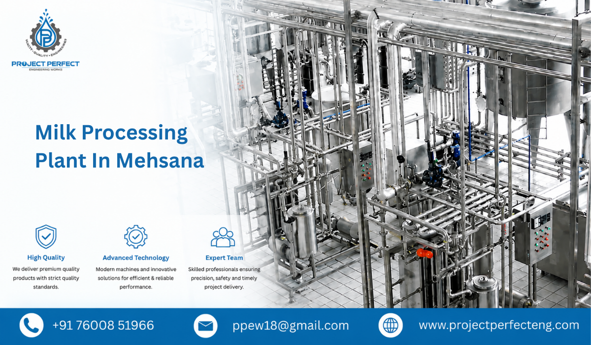 Milk Processing Plant In Mehsana