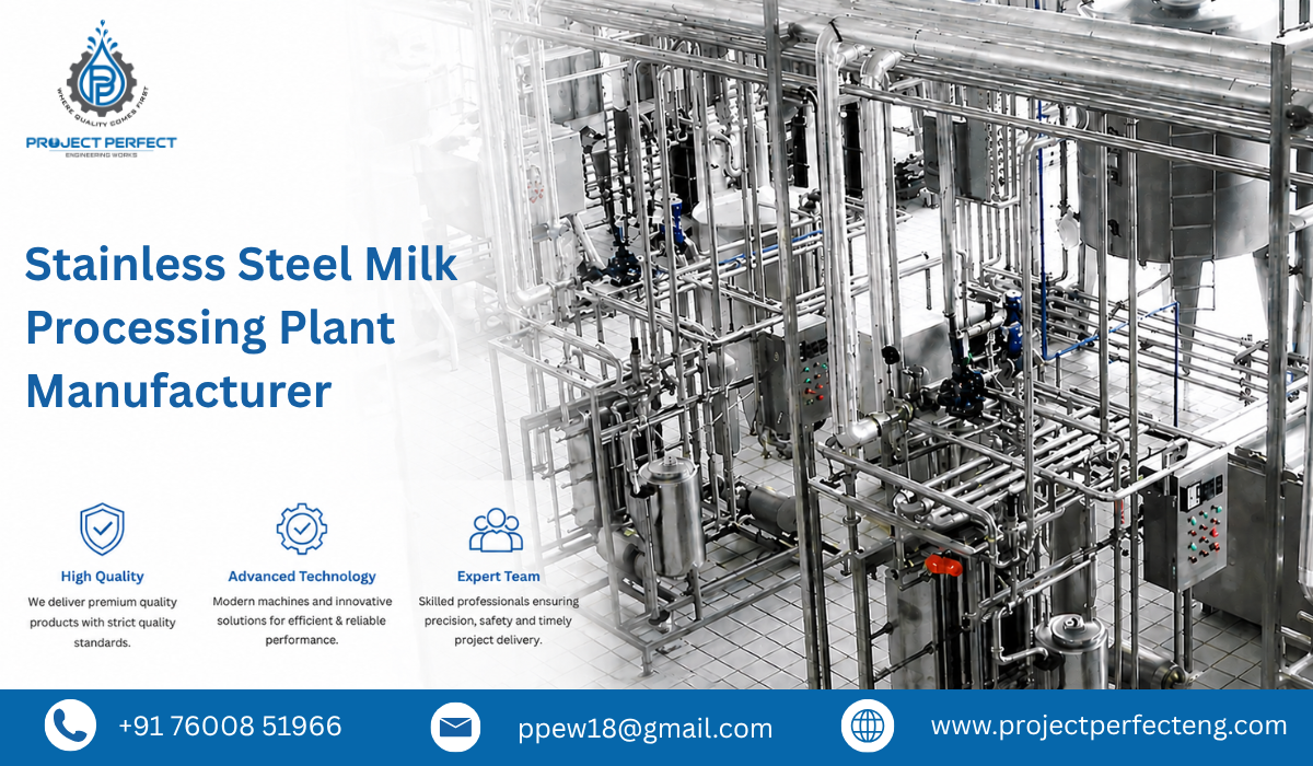 Stainless Steel Milk Processing Plant Manufacturer