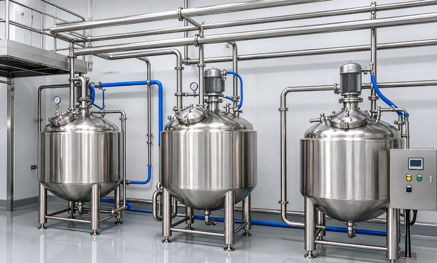 Sugar Syrup Preparation & Blending Section