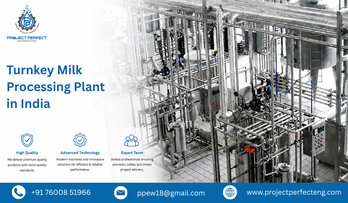 Turnkey Milk Processing Plant in India